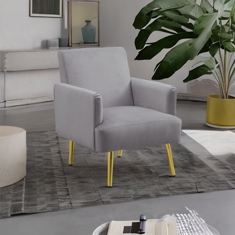 Fauteuil de 25,5 po Mareen, gris