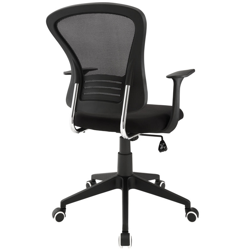 Chaise de travail en filet Modway, Noir