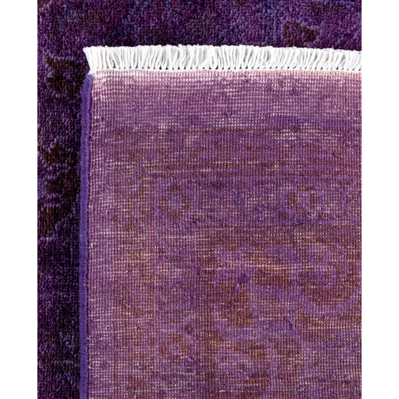 Overdyed One-of-a-Kind 7' 10" X 10' 4" Hand Knotted Area Rug
