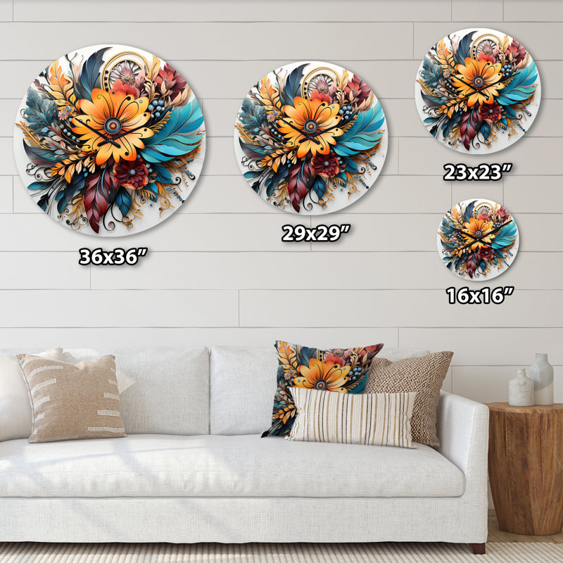 Horloge murale Boho, Moyenne