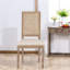 Comfortable Dining Chairs, Beige Fabric French Farmhouse For Home Dining