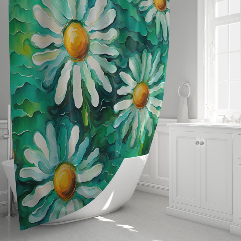 Rideau de douche Floral, H 83 po x l 70 po