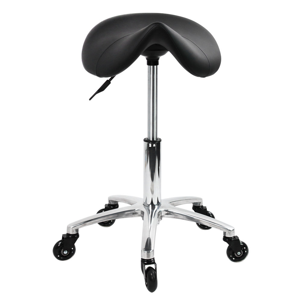 Inbox Zero Backed Adjustable Height Ergonomic Lab Stool with Footring  Wheels & Reviews