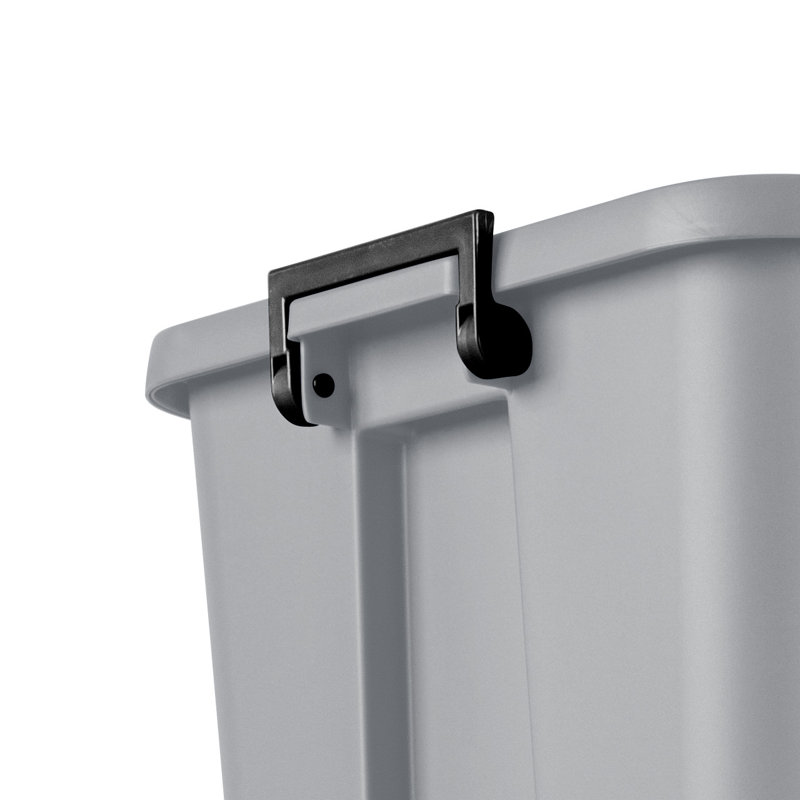 Sterilite 32 Gal Latch Tote, Stack Storage Bin, Latching Lid, Container Organizes Basement, Garage