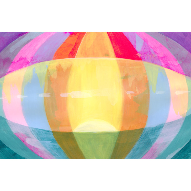 Neon Flare III by Grace Popp - Wrapped Canvas Print, 30 cm H x 46 cm W