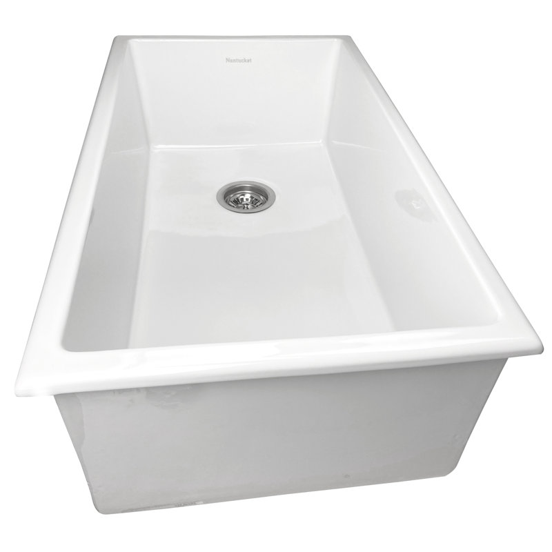 Cape 34.25" L x 18.5" W Undermount Kitchen Sink