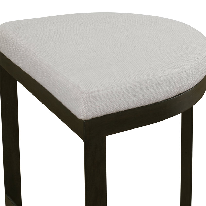Uttermost Ivanna Modern Counter Stool, Black