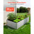 Galvanized Raised Garden Bed, 8 x 4 x 2 ft, Rectangular Metal Planter Box Kit Outdoor, Bottomless Elevated Planting Box with Gloves, Rustproof Alu-Zinc, for Growing Flowers Vegetables, Silver-1833258917-1833258912