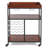 Ekkehard 3 Tiers Storage Serving Bar Cart with Wine Rack