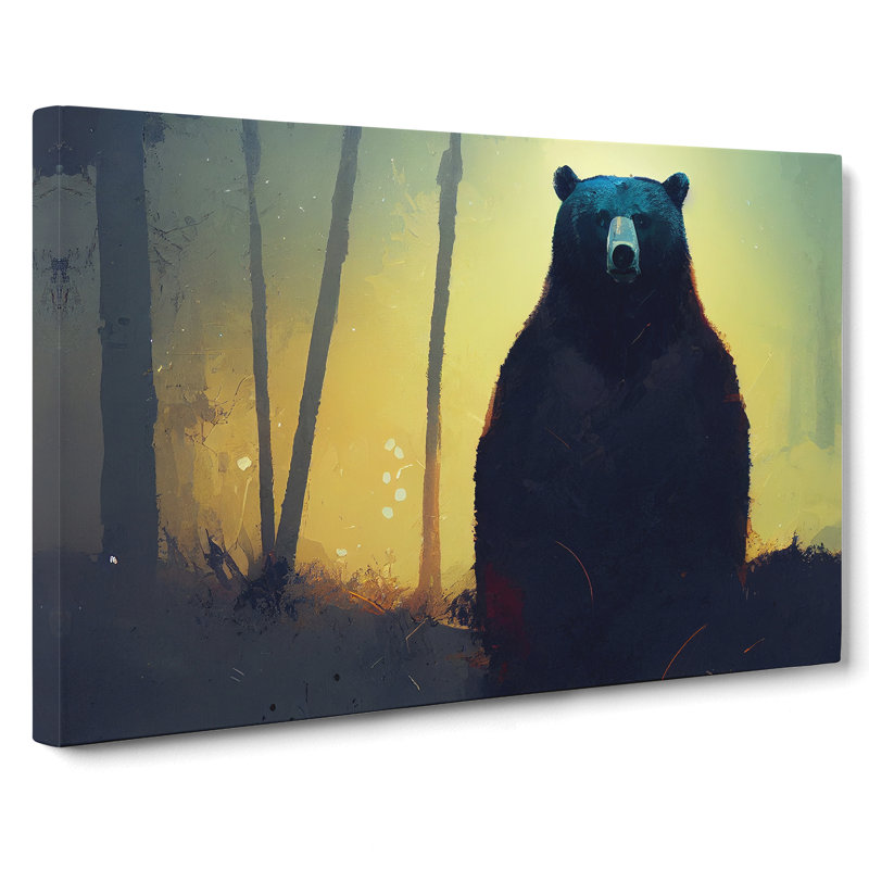 Bear Vol.2 Abstract - Wrapped Canvas, 50cm H x 76cm W x 3cm D