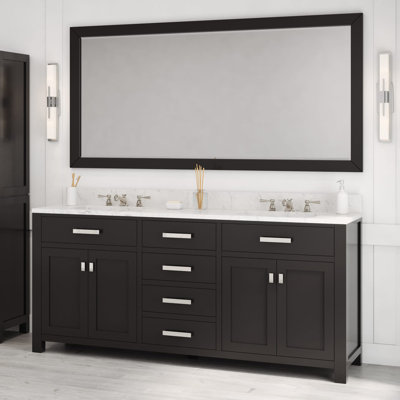 Minnetrista Bathroom Vanity with Marble Top