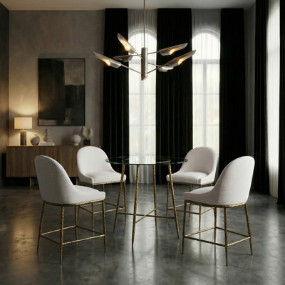 Lalia 5-Piece Counter Height Table Set