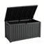 Boîte de rangement verrouillable en résine 180 gallons-98429066