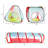 4-Piece Kids Pop-Up Tent, Cube, and Tunnel Set for Indoor and Outdoor Use Colorful Playhouse with Carrying Case