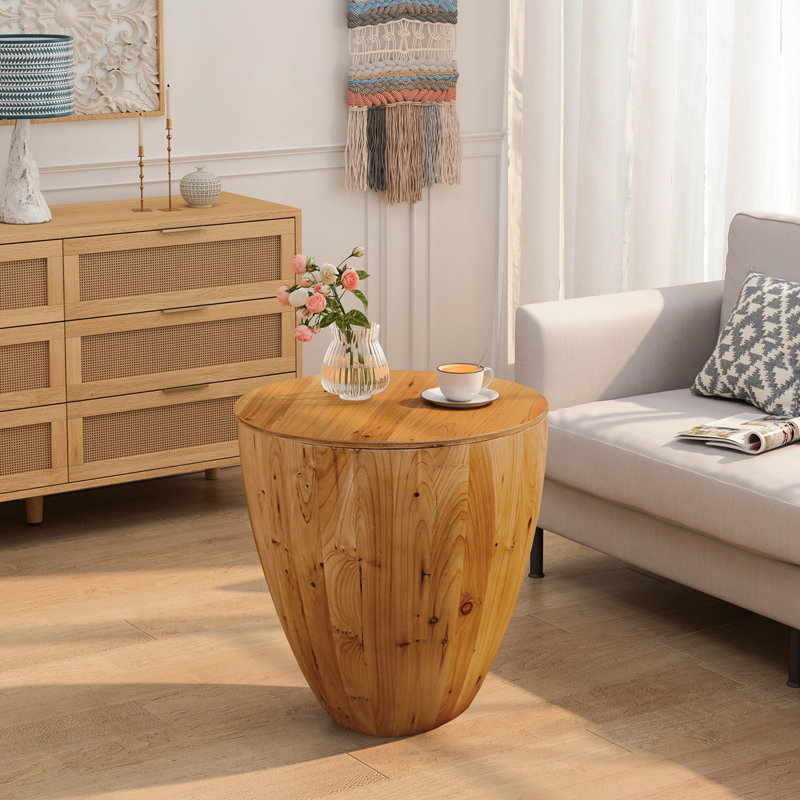 Table basse 20,87 "style rétro en forme de seau pour bureau
