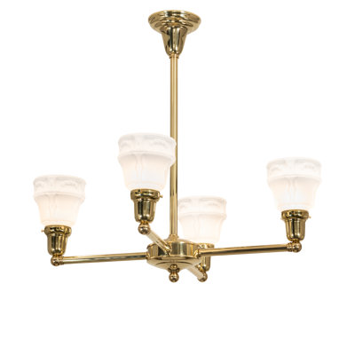 28" Wide Revival Garland 4 Light Chandelier