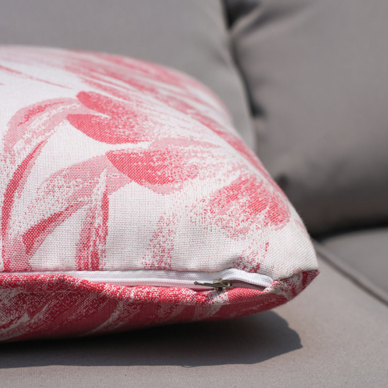 Coussin décoratif intérieur / extérieur en coton réversible