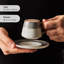 Karaca Globe 12 Piece Porcelain Espresso Turkish Coffee Cup Set For 6 People,