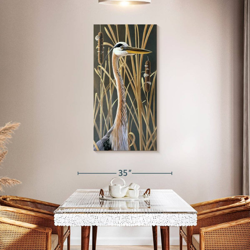 Bird Standing Tall, 48" H x 24" W