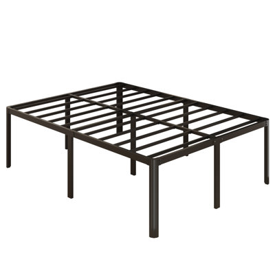 Structure de lit 22 po avec pieds d'angle arrondis