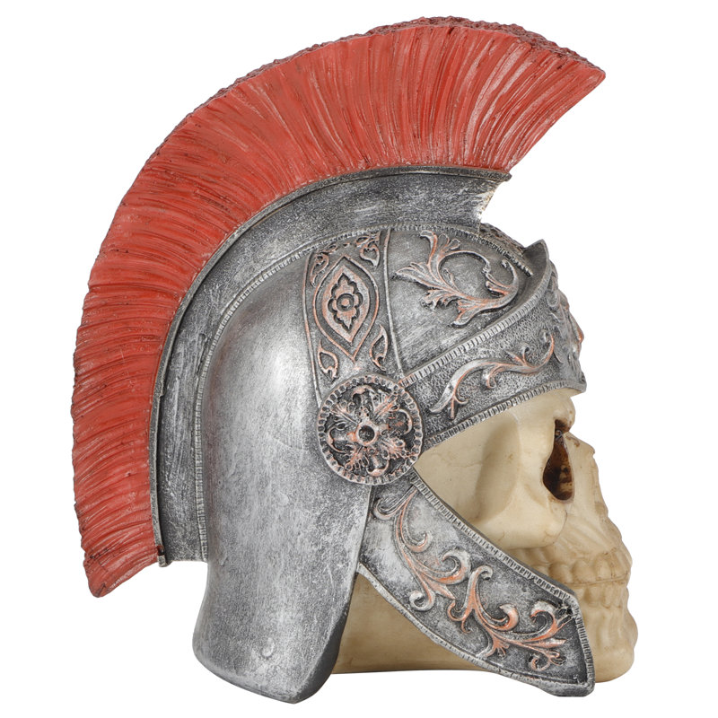 Résine soldat crâne modelant statue squelette sculpture décoration de bureau à la maison cadeau