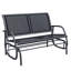 Banc oscillant à double assise et chaise berçante