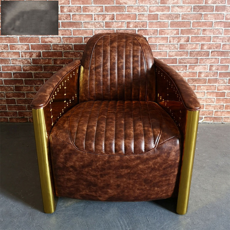 Fauteuil à oreilles de 29,92 po de largeur Dustyn