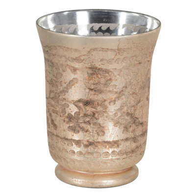Teelichthalter aus Glas