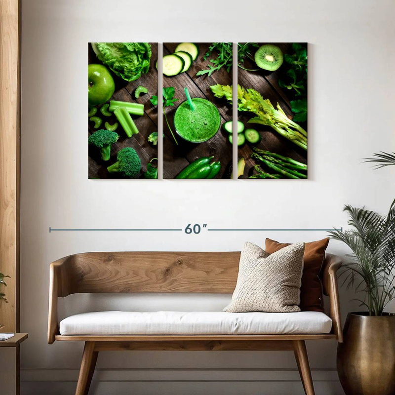 Vegetable Smoothie, 28" H x 45" W