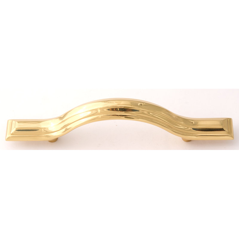 Geometric Arch Pull, Polished Brass