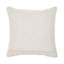 Coussin décoratif en tissu ivoire tissé à la main Sinclair