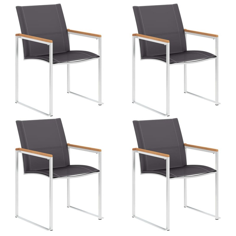 Ruairi Stacking Patio Dining Armchair with Cushion