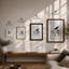 Grand Piano Elegance Modern - Framed Print-119104809-119104813