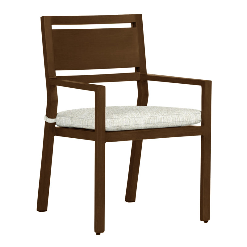Fauteuil d'extérieur en aluminium forgé Avondale, Pas de soudure, Aluminium Avondale chêne # 60, Papier ciel