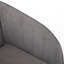 Chaise de bureau ajustable - Velours gris, ergonomique pour un confort accru. Sa conception en velours ergonomique rehausse votre image professionnelle.