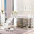 White Twin Size Low Loft Bed With And Slide - Extra Merriment Made Pine , Vertical , Detachable Jolly Space For Creativity Under-997652719-997652717