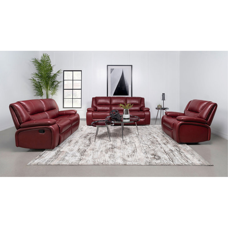Causeuse inclinable Elodie, Rouge