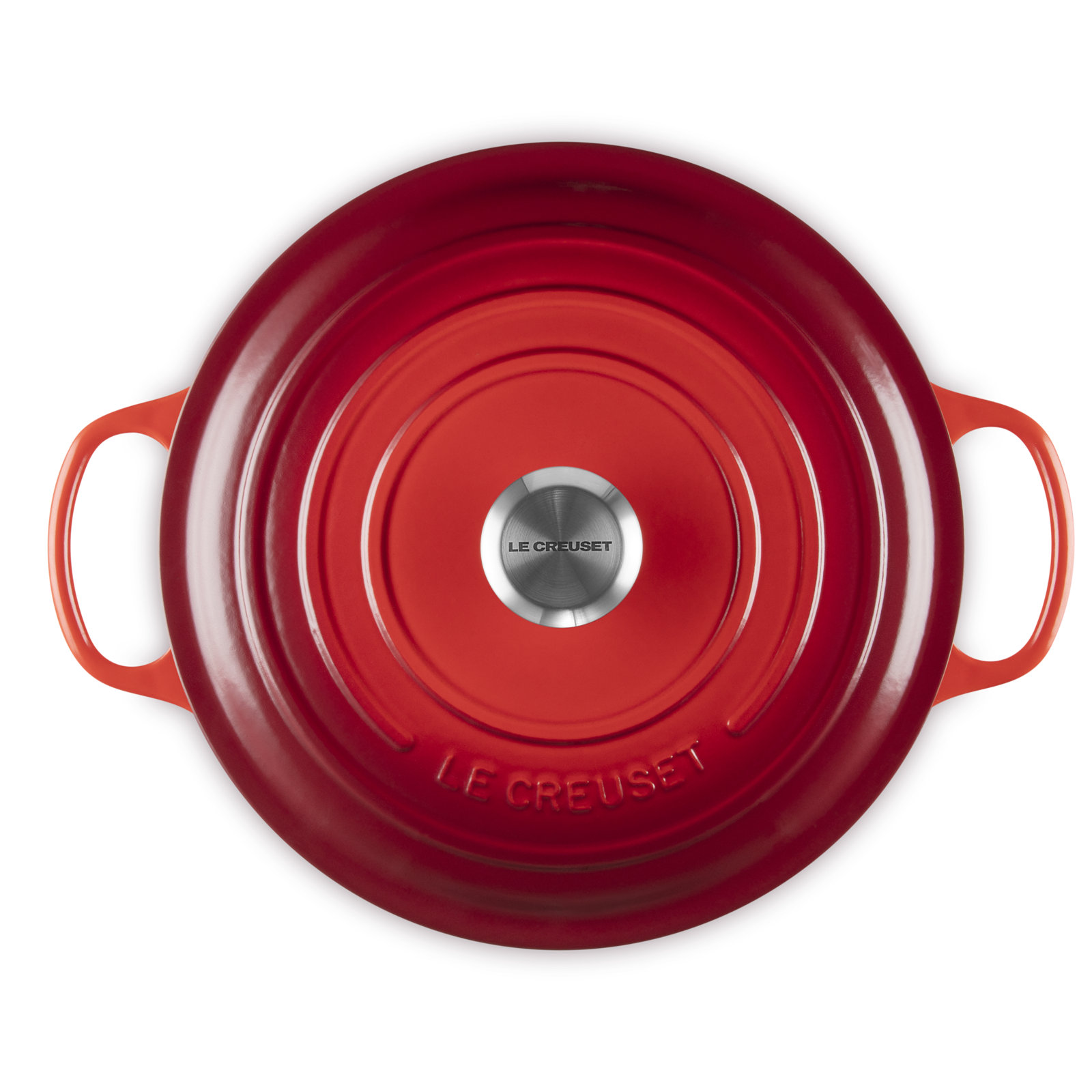 Le Creuset Enameled Cast Iron Dutch Oven, 13.25 quarts, Cerise