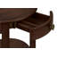 Table d'appoint, 2 niveaux, table d'appoint, ronde pour chambre à coucher