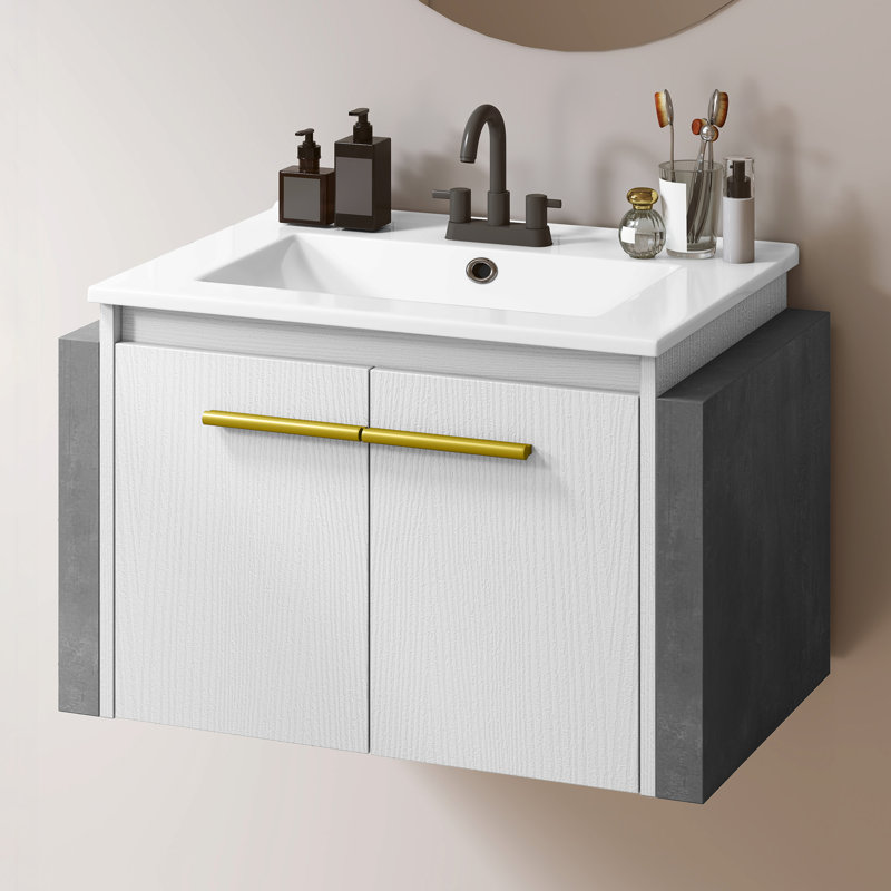  Modern 26.5" Inch Floating Bathroom Vanity