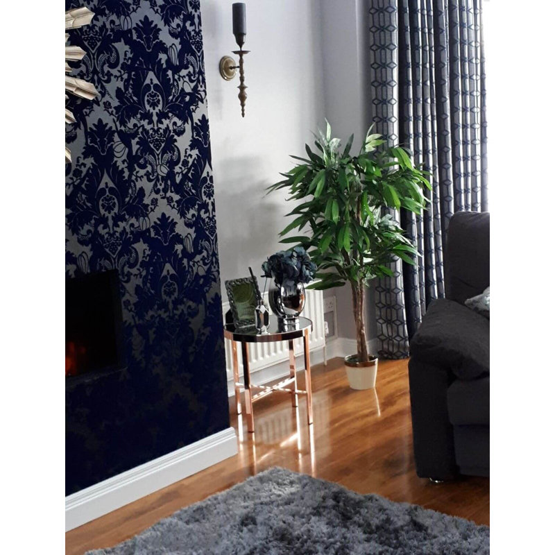 Faux Plant in Pot Liner, 100cm H x 80cm W x 80cm D