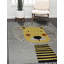 Tapis gris transitionnel en laine touffeté à la main Tavarez-1574270033