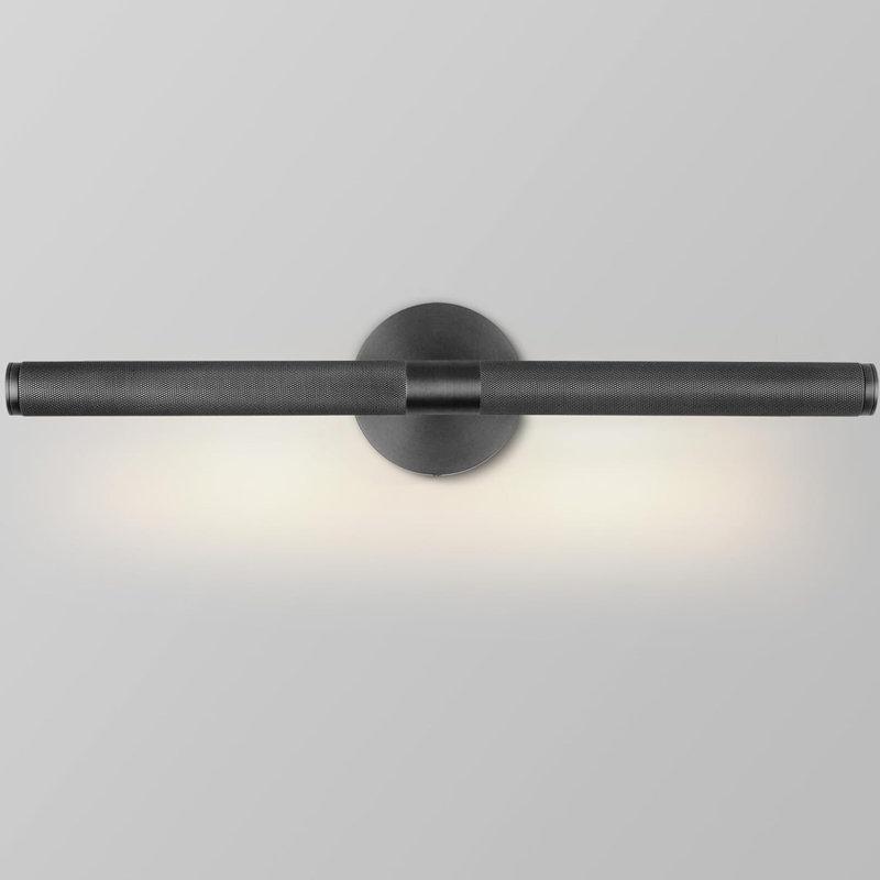 Matte Black 30'' Dimmable LED Rotatable Wall Sconce