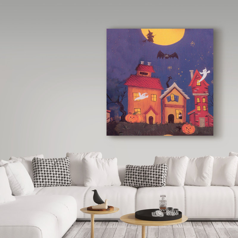 « orange boitier », art sur toile, H 18 po x l 18 po x P 2 po