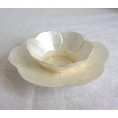 Bougeoir Flower Capiz