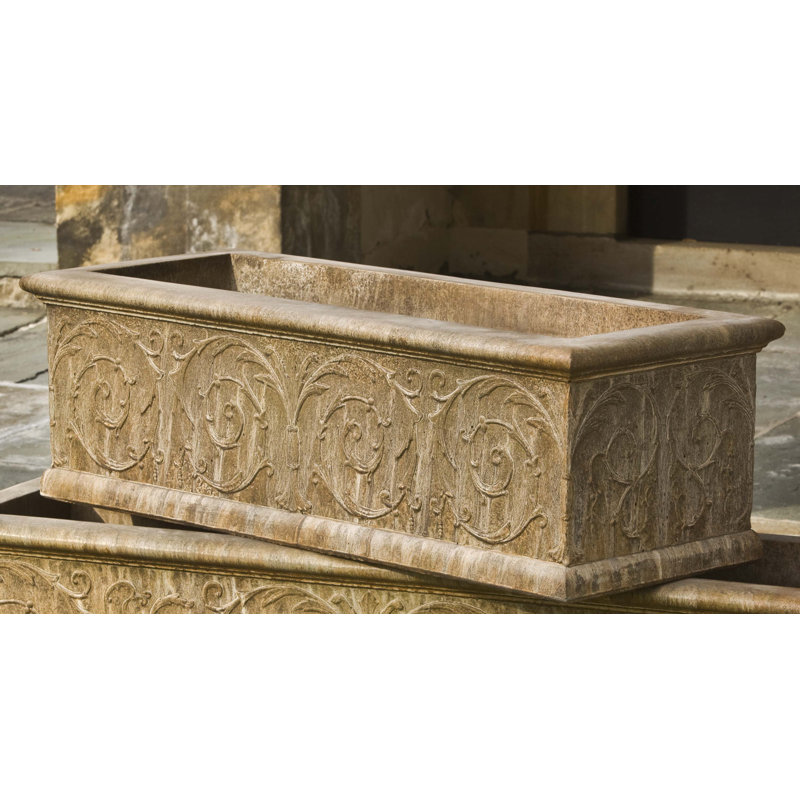 Rekiyah Planter Box, 11.25″ H x 36.5″ W x 14.5″ D, Alpine Stone