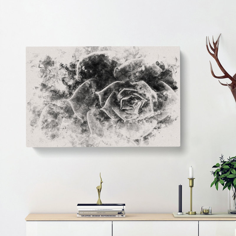 Succulent Plant - Wrapped Canvas Print, 60cm H x 91cm W x 3cm D