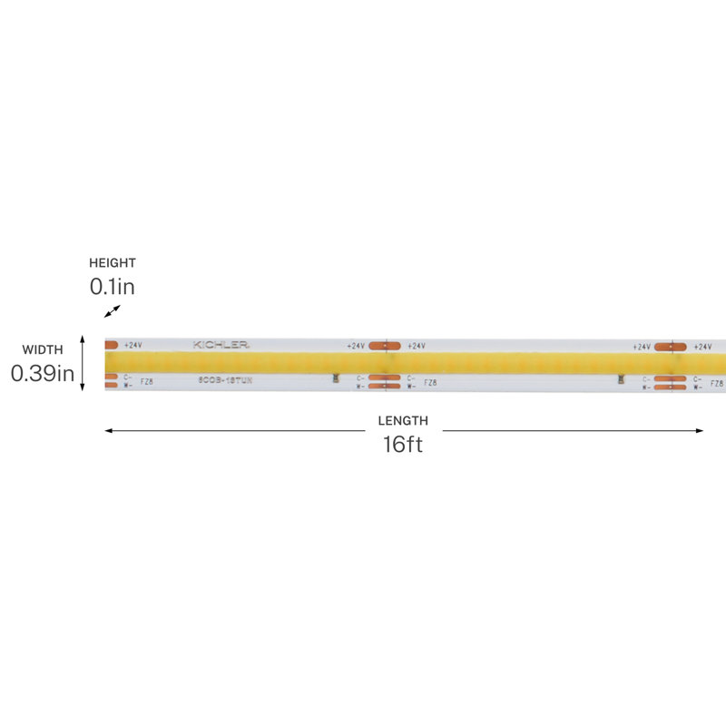 Ruban lumineux standard réglable 6T Series 6T, 16 pieds