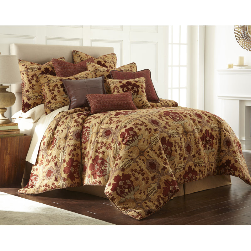  Ensemble d'édredon, Édredon pour grand lit + 2 taies décoratives sta