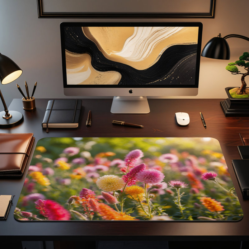 Polyester Desk Pad, 14.4x12.1